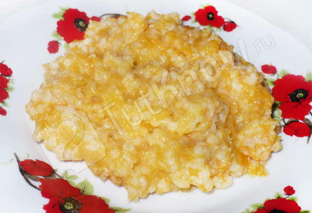 Каша из тыквы с рисом