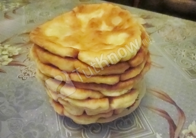 Лепёшки домашние, пышные