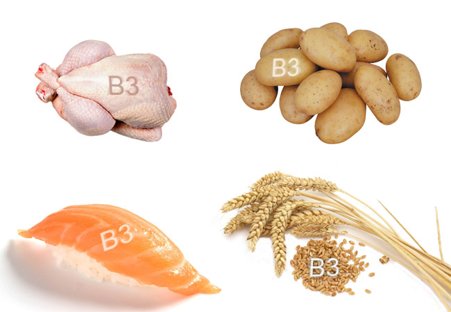 Продукты с содержанием витамина B3