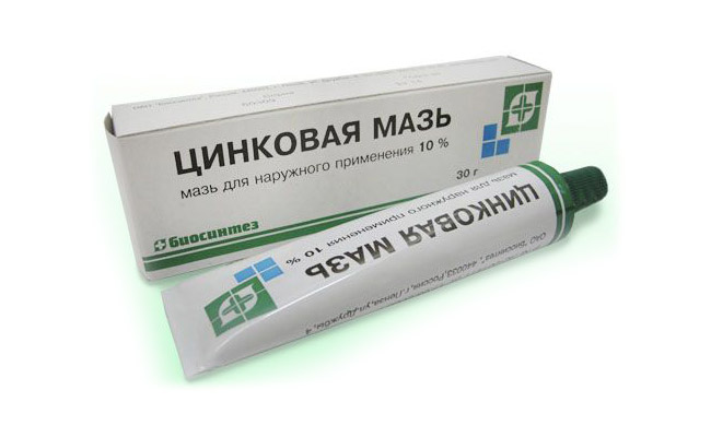 Цинковая мазь от прыщей применение