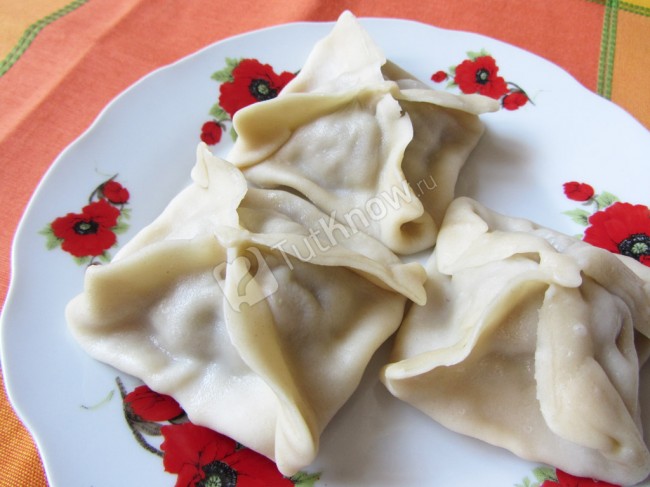 Рецепт манты из свинины