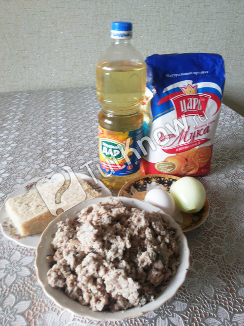Приготовление рыбных котлет из карасей, ингредиенты
