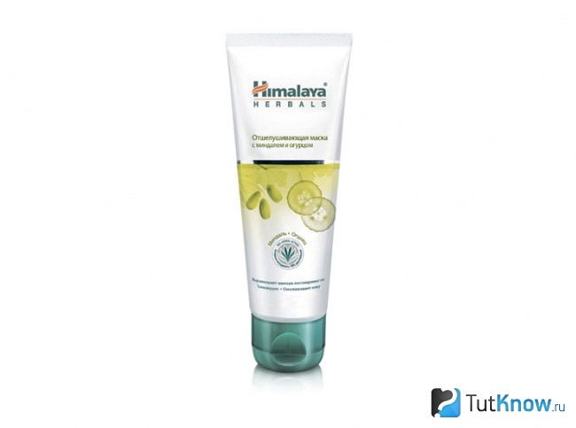 Отшелушивающая маска с огурцом и миндалем Himalaya Herbals