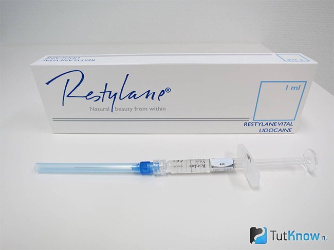 Restylane Vital препарат для инъекции, гиалуроновая кислота