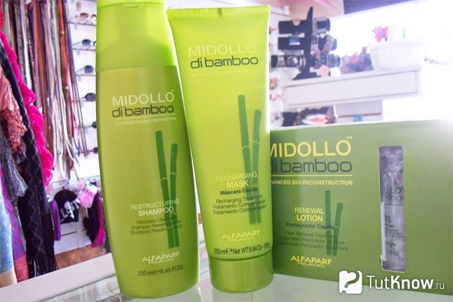 Косметика для волос Midollo di Bamboo с экстрактом бамбука
