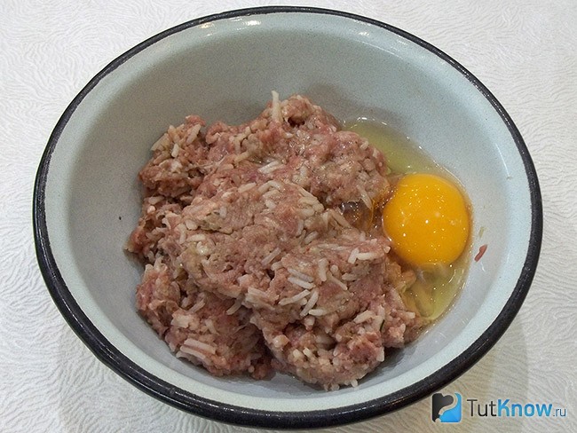 Мясные тефтели с рисом