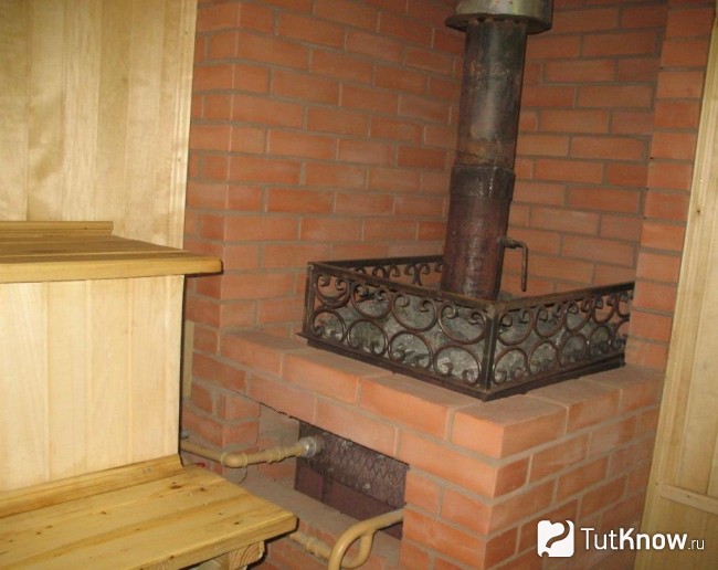 Кирпичная печь для бани