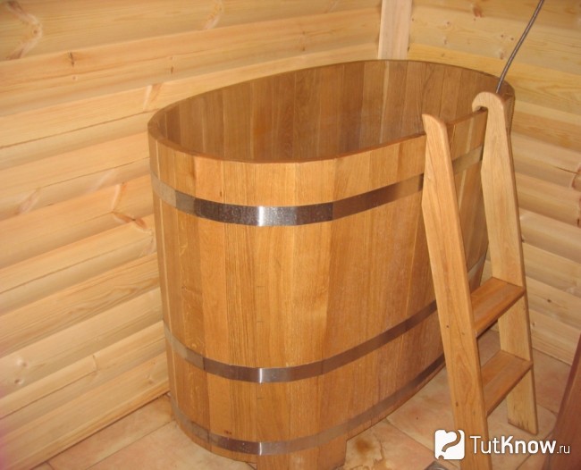 Купель из древесины