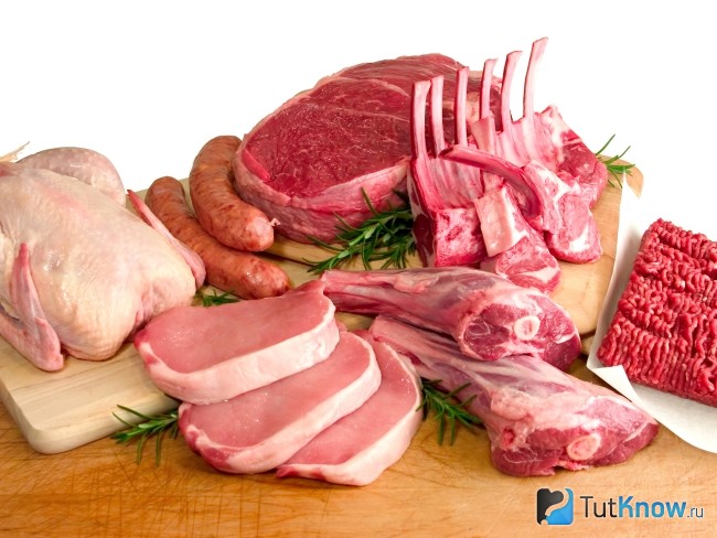 Набор мясных продуктов