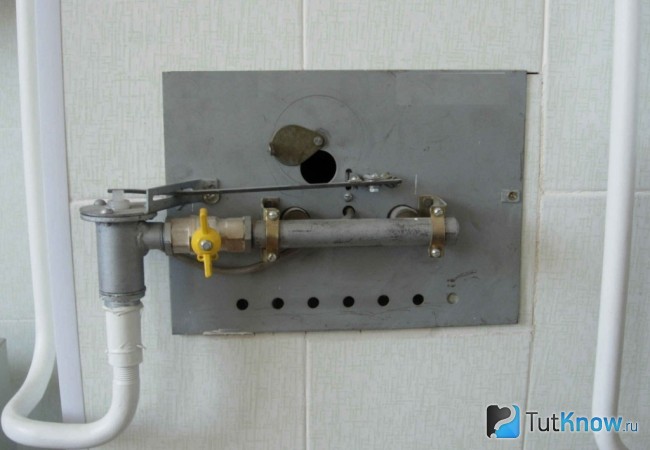 Коммуникации для подключения газовой печи