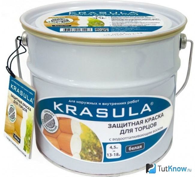 Защитная краска для торцов Krasula