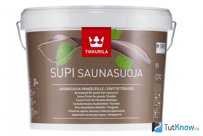 Антисептик TIKKURILA SUPI SAUNASUOJA