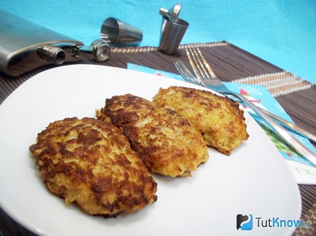 Готовые котлеты из струженного мяса