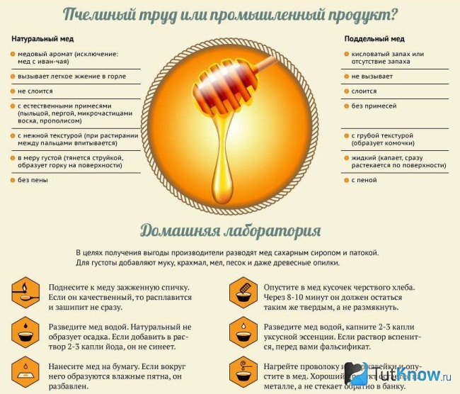 Способы определения натуральности меда