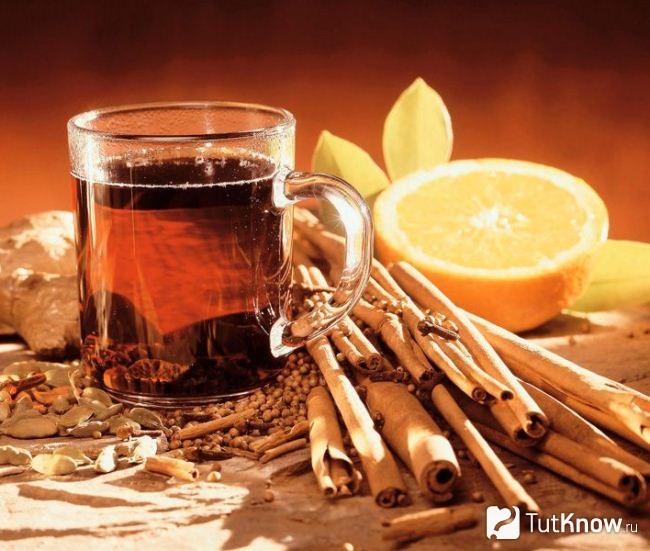 Чай с корицей