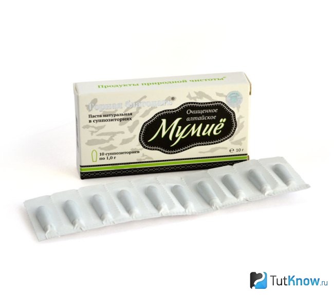 Мумие в таблетках