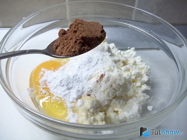 К продуктам добавлено какао