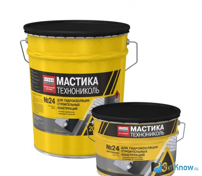 Мастика Техниколь для гидроизляции пола в бане