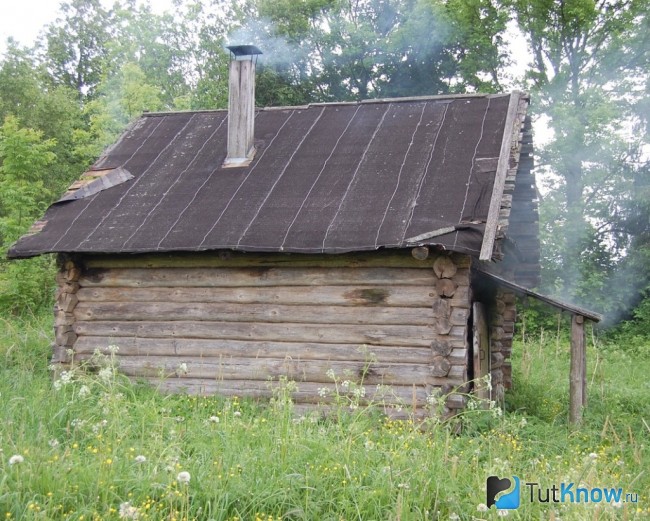 Топка бани по-черному