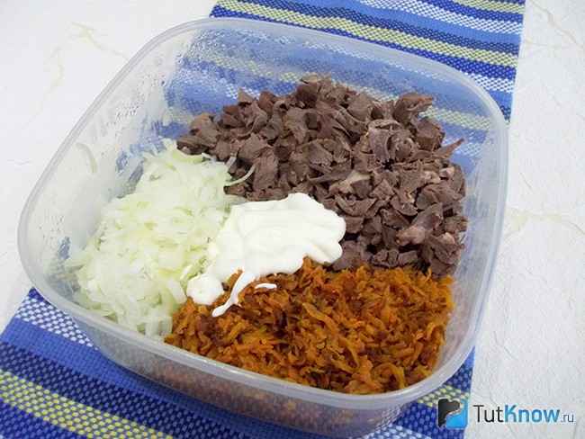 Продукты все соединены вместе