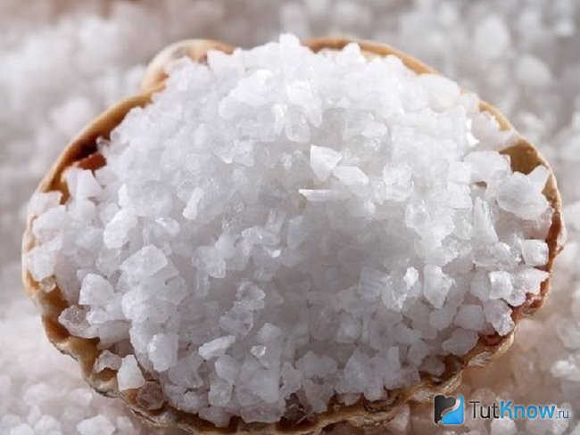 Гранулы морской соли