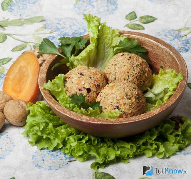 Котлеты из морковки и турецкого гороха