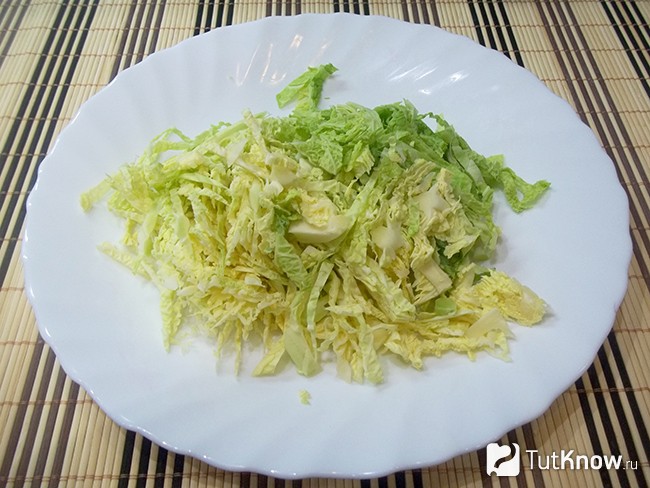 Капуста нашинкована