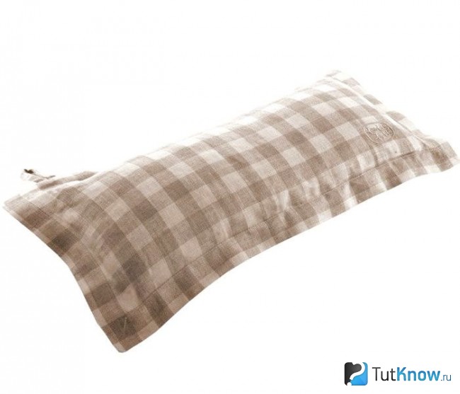 Подголовник для банных процедур из ткани