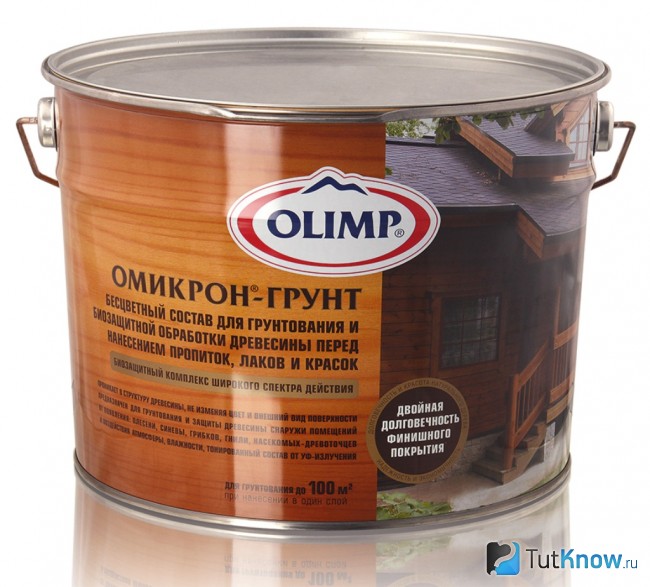 Грунтовка для древесины