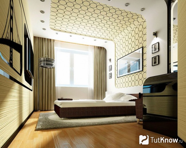 Бумажные потолочные обои
