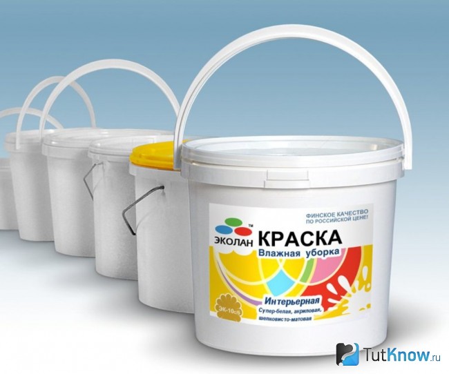 Акриловые краски для потолка