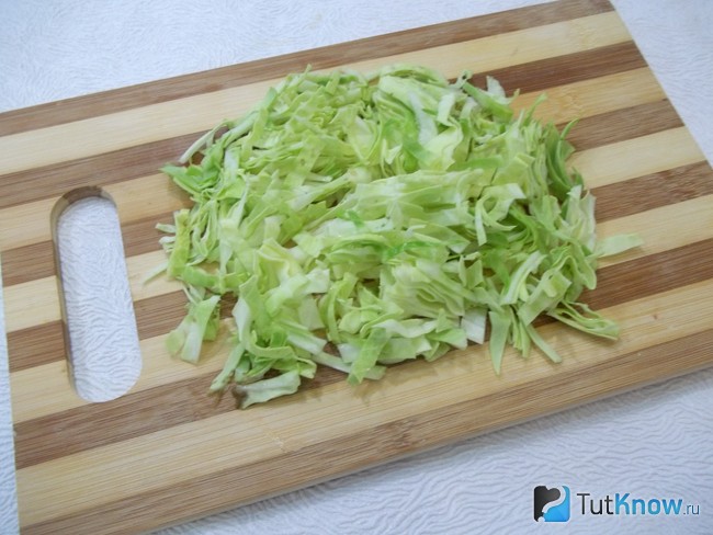 Капуста нашинкована