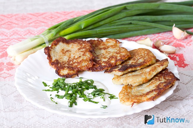 Драники с картофилем