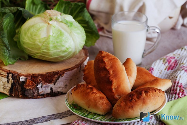 Пирожки с капустой