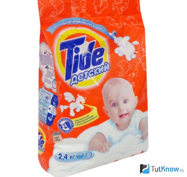 Детский порошок Tide