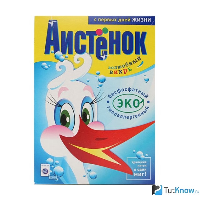 Детский порошок Аистенок