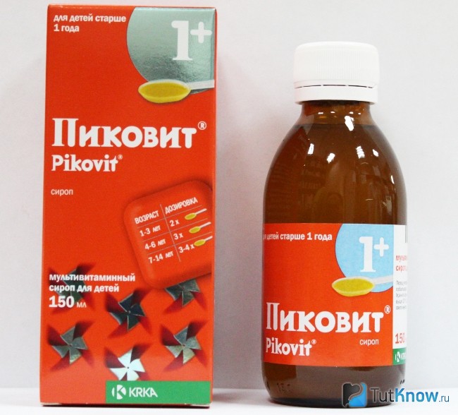 Сироп Пиковит для детей