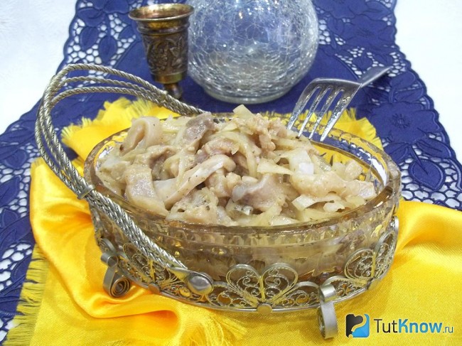 Готовое хе из рыбы