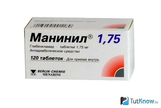 Манинил в упаковке