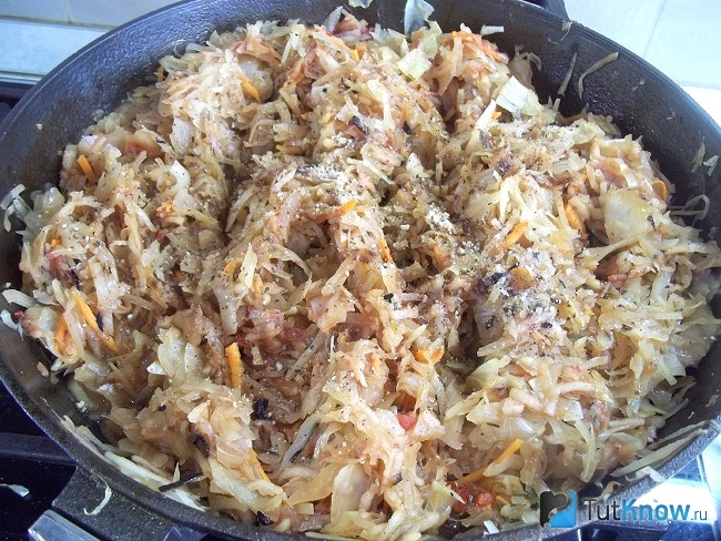 Все продукты перемешаны