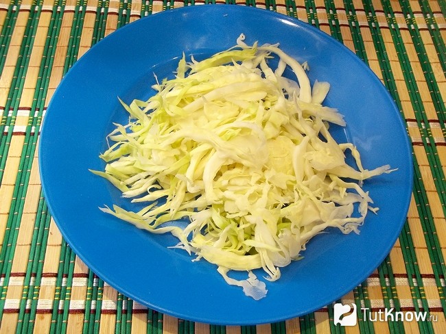 Капуста нашинкована
