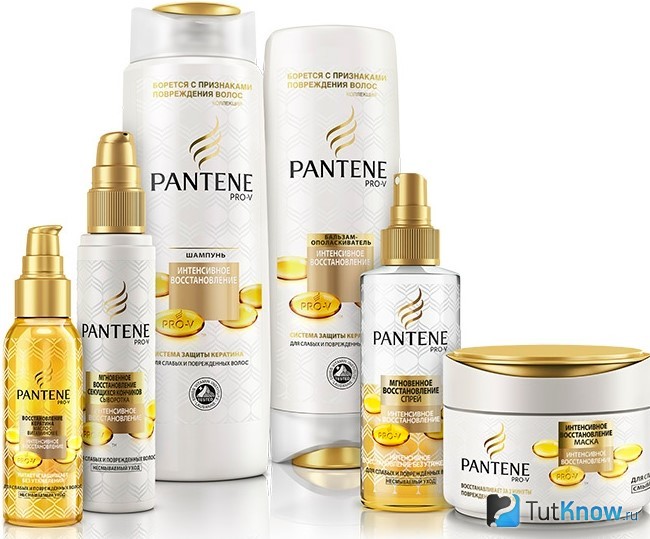 Серия средств по уходу за волосами Pantene