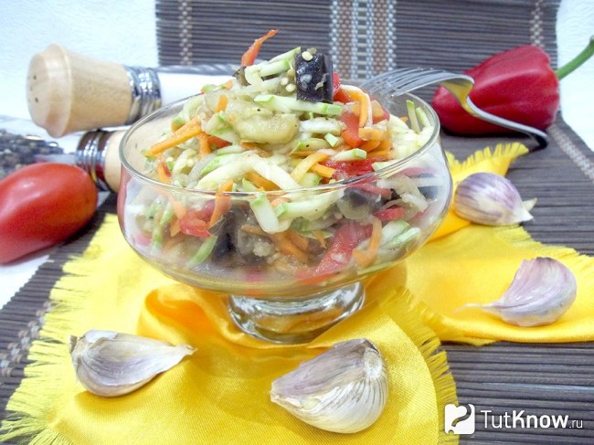 Готовые маринованные овощи ассорти