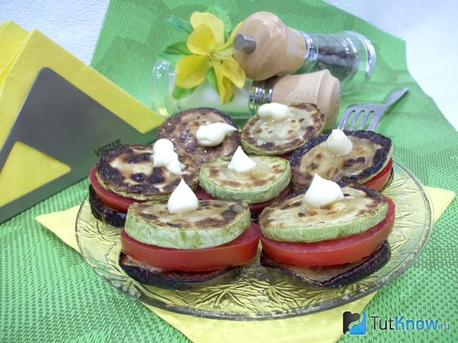 Готовая закуска из овощей