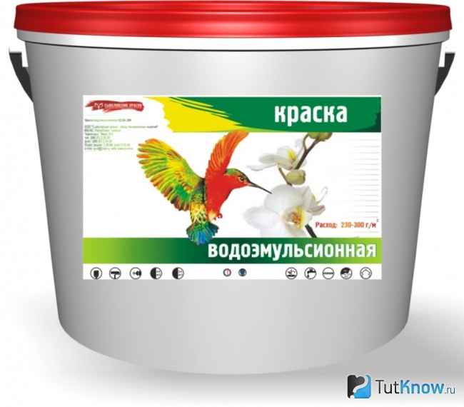 Водоэмульсионная краска для покраски гипсокартона