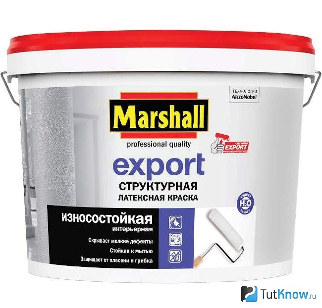 Структурная краска для стен