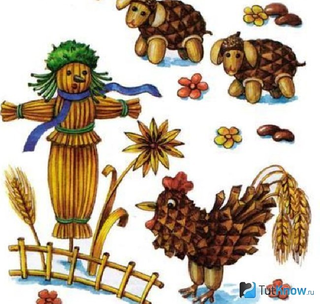 Поделки из шишек