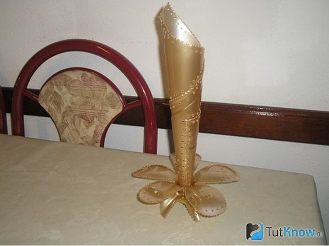 Ваза из бутылки