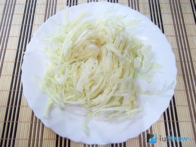 Капуста нашинкована