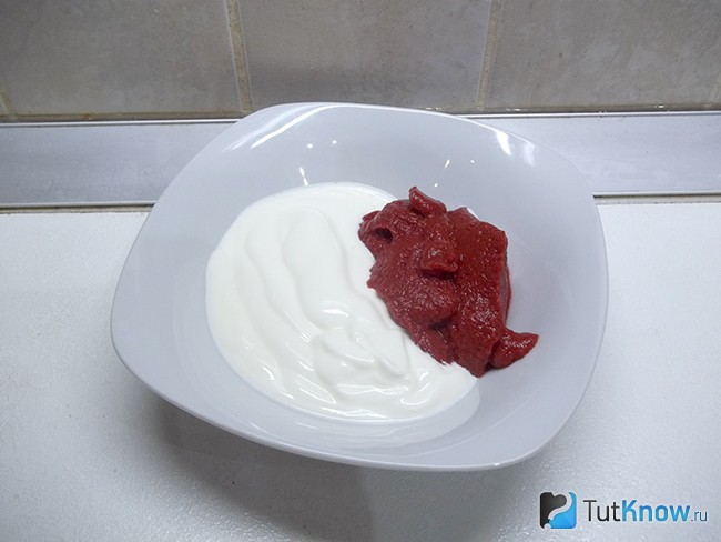 Приготовлен соус для тушения
